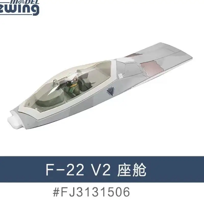 Freewing EPO RC Plane  F-22 V2 Raptor  90mm EDF Jet Airplane Spare Part --Nose Landing Gear Plastic Doors Cover Cowl Canopy