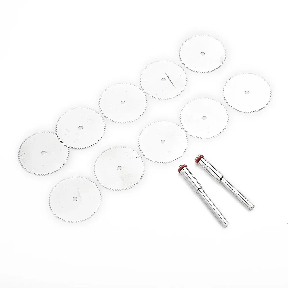 10Pcs 25mm Mini lama per sega circolare HSS disco da taglio per metallo in legno utensili da taglio per legno accessori per elettroutensili