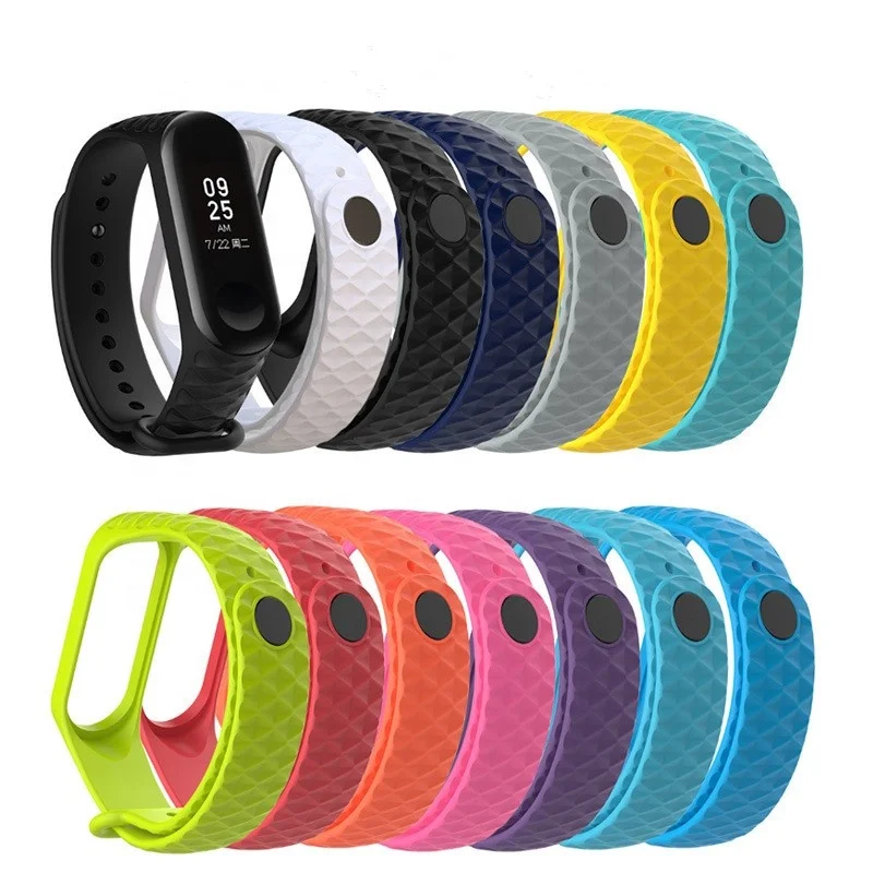 

Fashion Sport TPU Skin-Friendly Replacement Wristband For Xiaomi Mi Band 3/4 Smart Bracelet strap