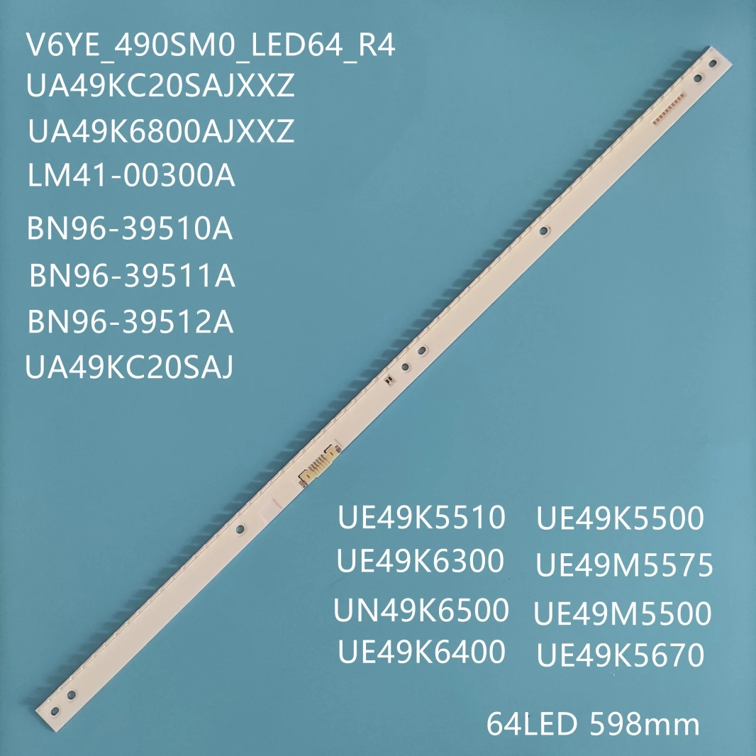 

Светодиодная лента для подсветки Sams ung 49 "TV LM41-00300A 39510A 39512A S_K5.5/6,2 K _ 49 _ sfl70 UE49KU6400 CY-KK049BGLV1H ue49k5510