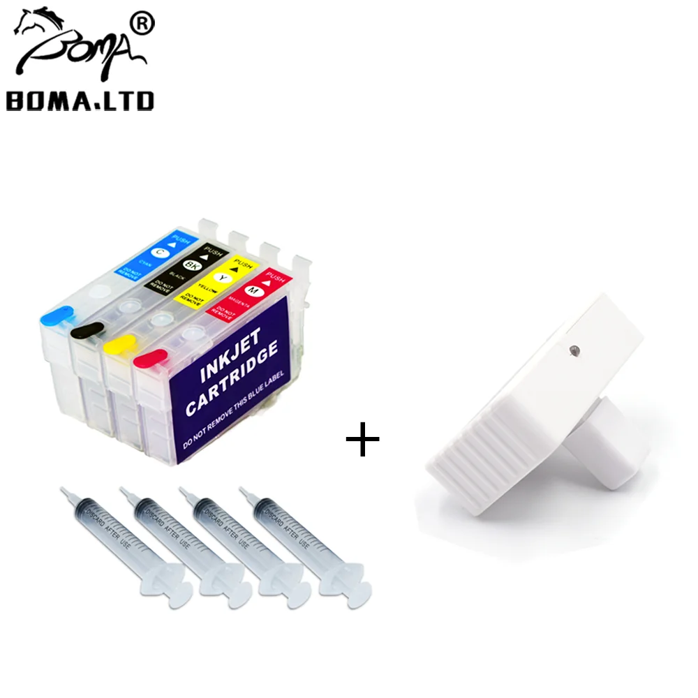 

604 604XL Empty Refill Ink Cartridge and Resetter for Epson XP-2200 XP-2205 XP-3200 XP-3205 XP-4200 XP-4205 WF-2910DWF WF-2950