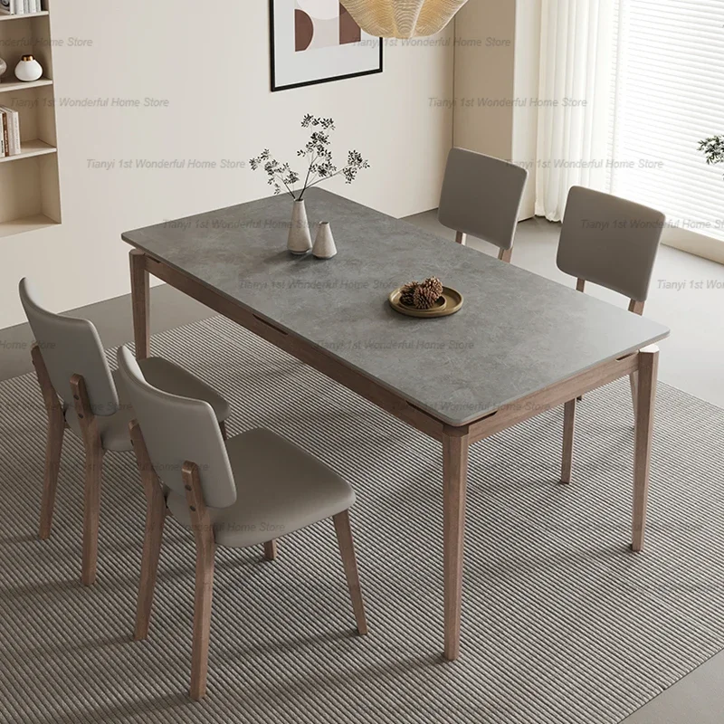 

Designer High-end Simplicity Dining Tables Solid Wood French Style Modern Dining Tables Restaurant Home Furniture Stoviglie HBDT