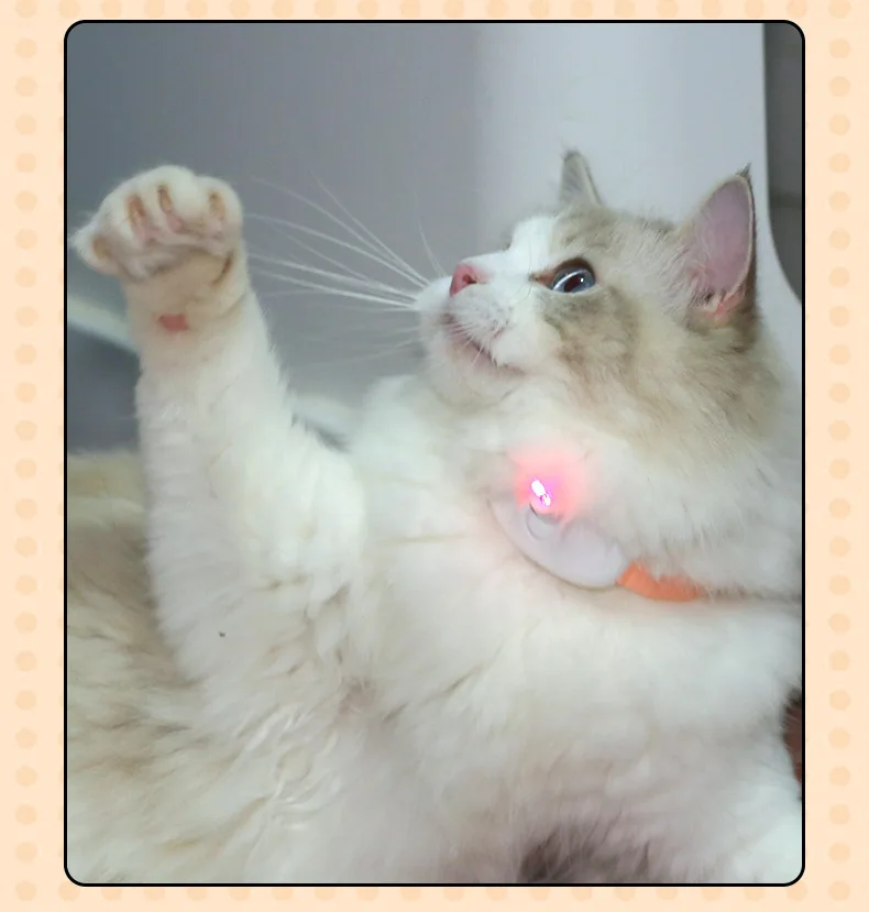 Automatic Cat Toy Smart Laser Teasing Cat Collar Laser Electric USB Charging Kitten Amusing Toys Interactive Training Pet Items