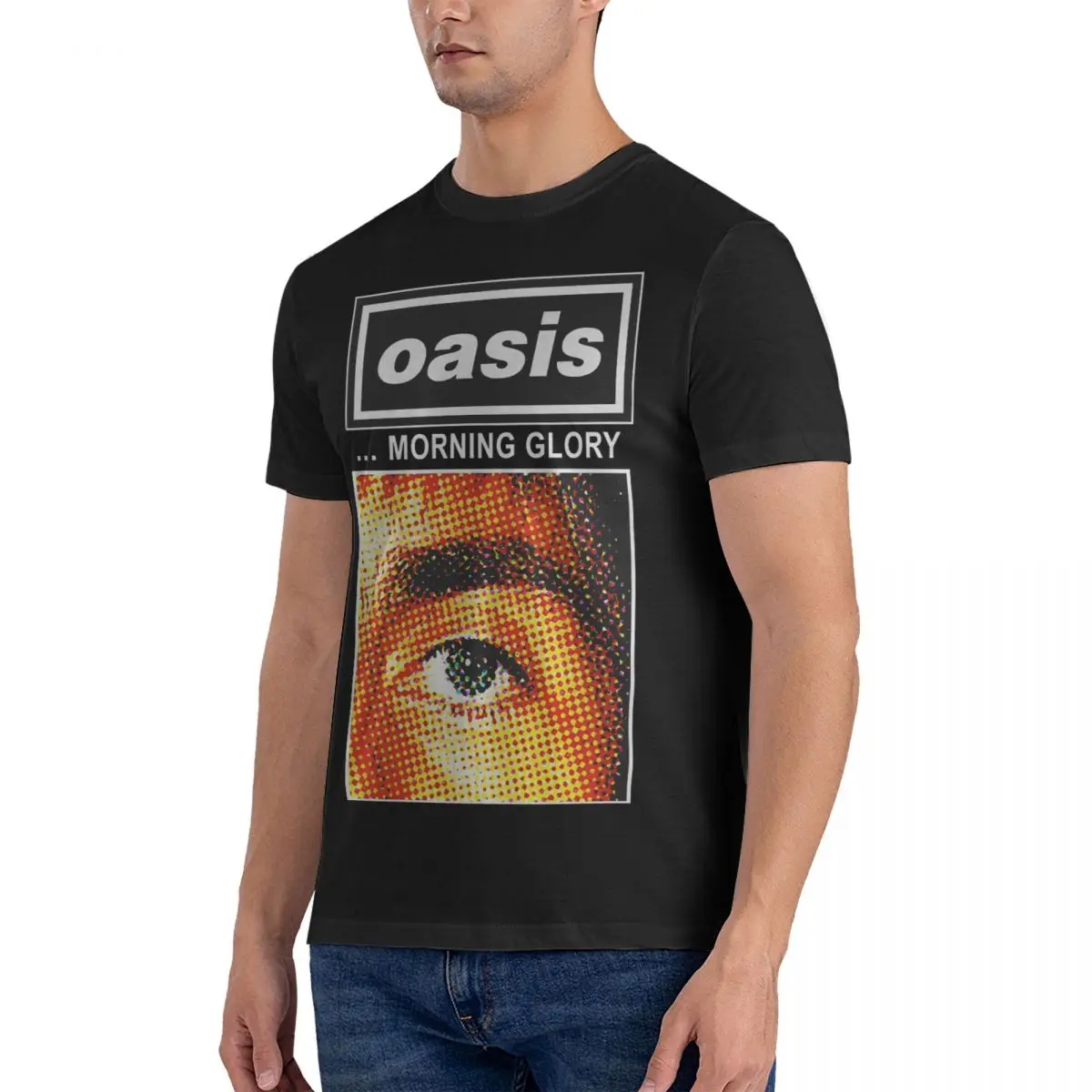 Midnight Reverie In Musical Bliss T-Shirts Men O-Oasis Band Novelty Pure Cotton T Crew Neck Short Sleeve T Shirt Adult Clothes