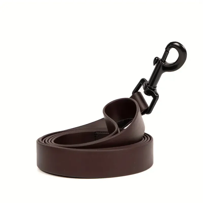 Waterdichte PVC hondenriem, bijtbestendig, heavy-duty trainingsriem, 120 cm lang, voor kleine, middelgrote en grote honden, vlek- en geurbestendig.