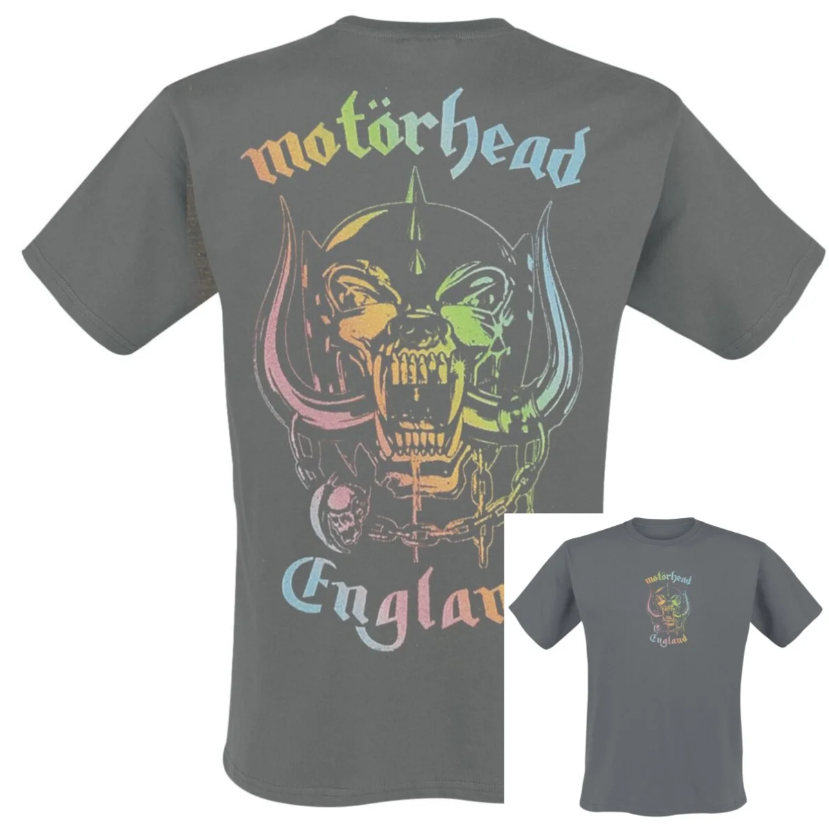 Art 2026 Motörhead T-Shirt für Herren und Damen Vintage Metal Rock Band Grafik-T-Shirt 100% Baumwolle Sommer Streetwear Top – Detail 3