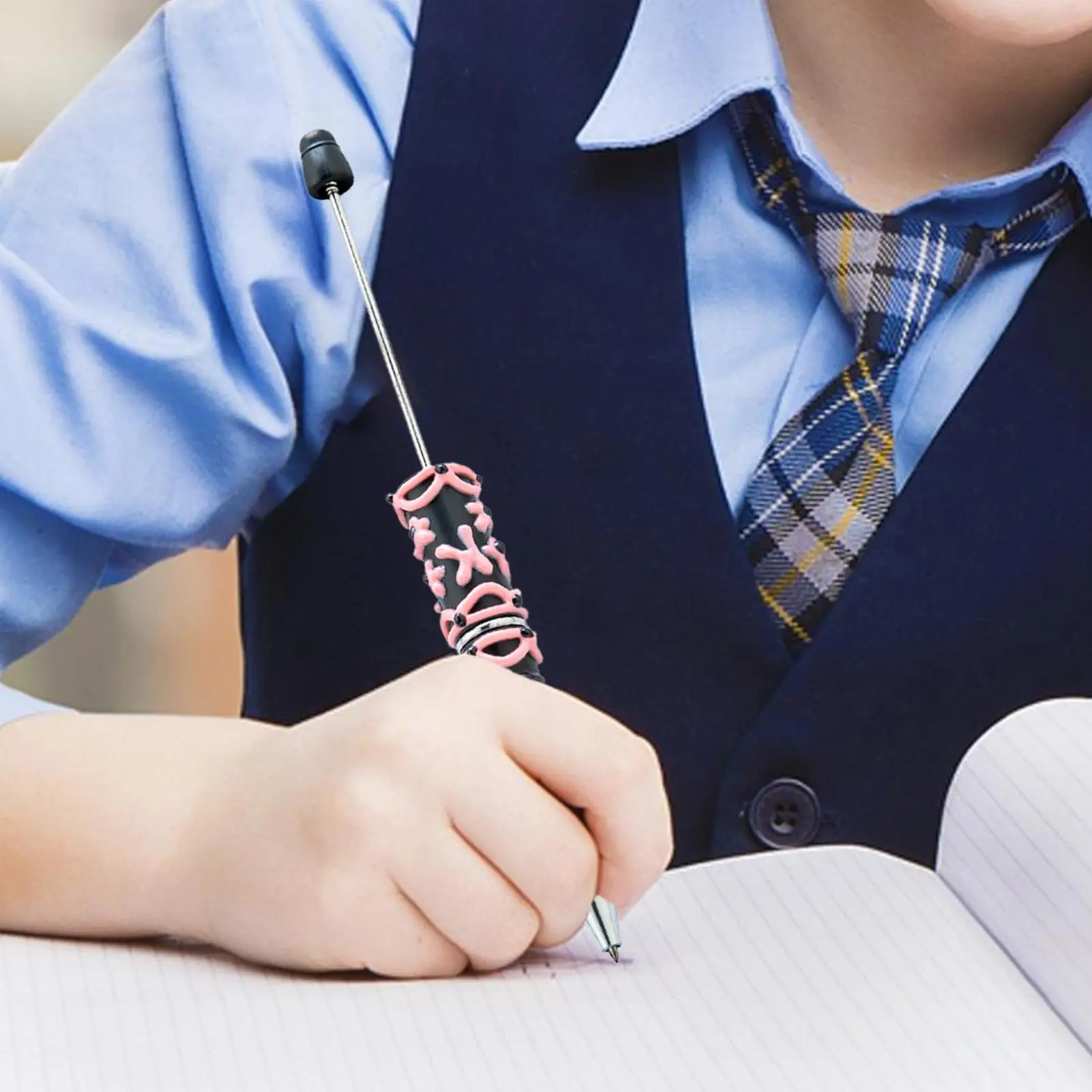 Ручка из бисера, шариковая ручка из бисера, принадлежности для изготовления ювелирных изделий, школьные канцелярские принадлежности для учителей, студентов, рукоделие, рисования