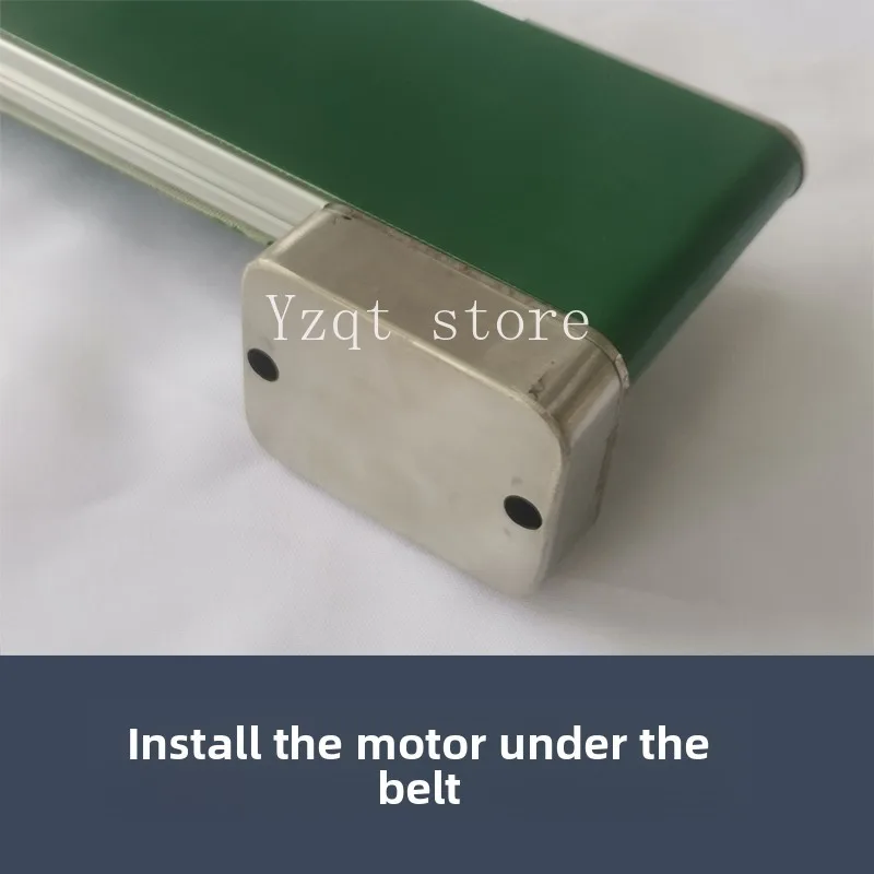 Aluminum profile desktop micro-conveyor punch laser marking borderless conveyor belt conveyor assembly line