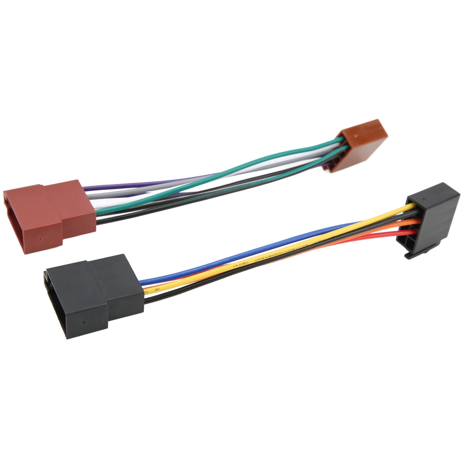 ISO Radio Wire Connector Wiring Harness Adapter Plug Male to Female 16 Pin ISO Female Radio Receiver Cable Car Parts