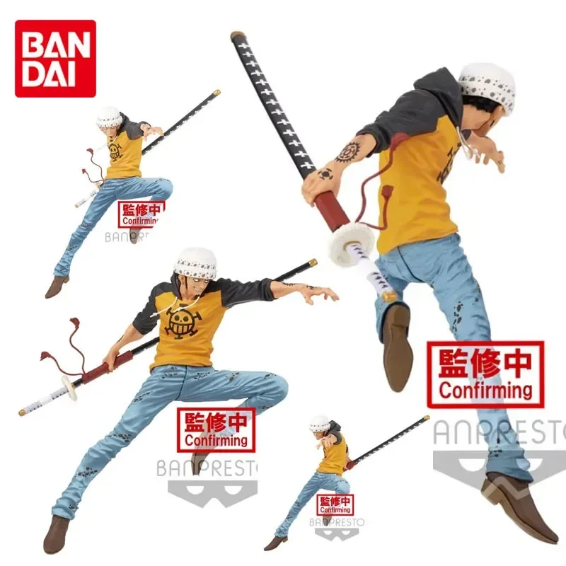 Bandai Original MAXIMATIC ONE PIECE  Anime Figure Trafalgar D. Water Law Action Figure Toys For Boys Girls Kids Birthday Gifts