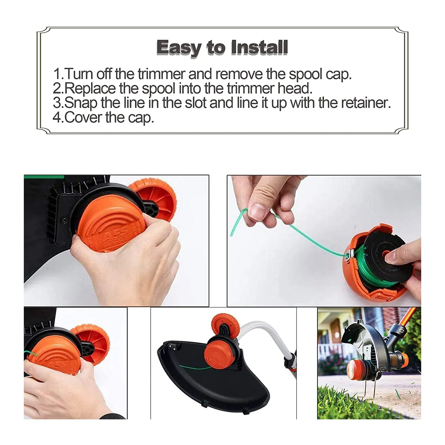 ABLK SF-080 استبدال بكرة SF-080-BKP ل الأسود GH3000 LST540 GH3000R سلسلة الانتهازي الاعشاب الآكل SF080 بكرة تغذية السيارات