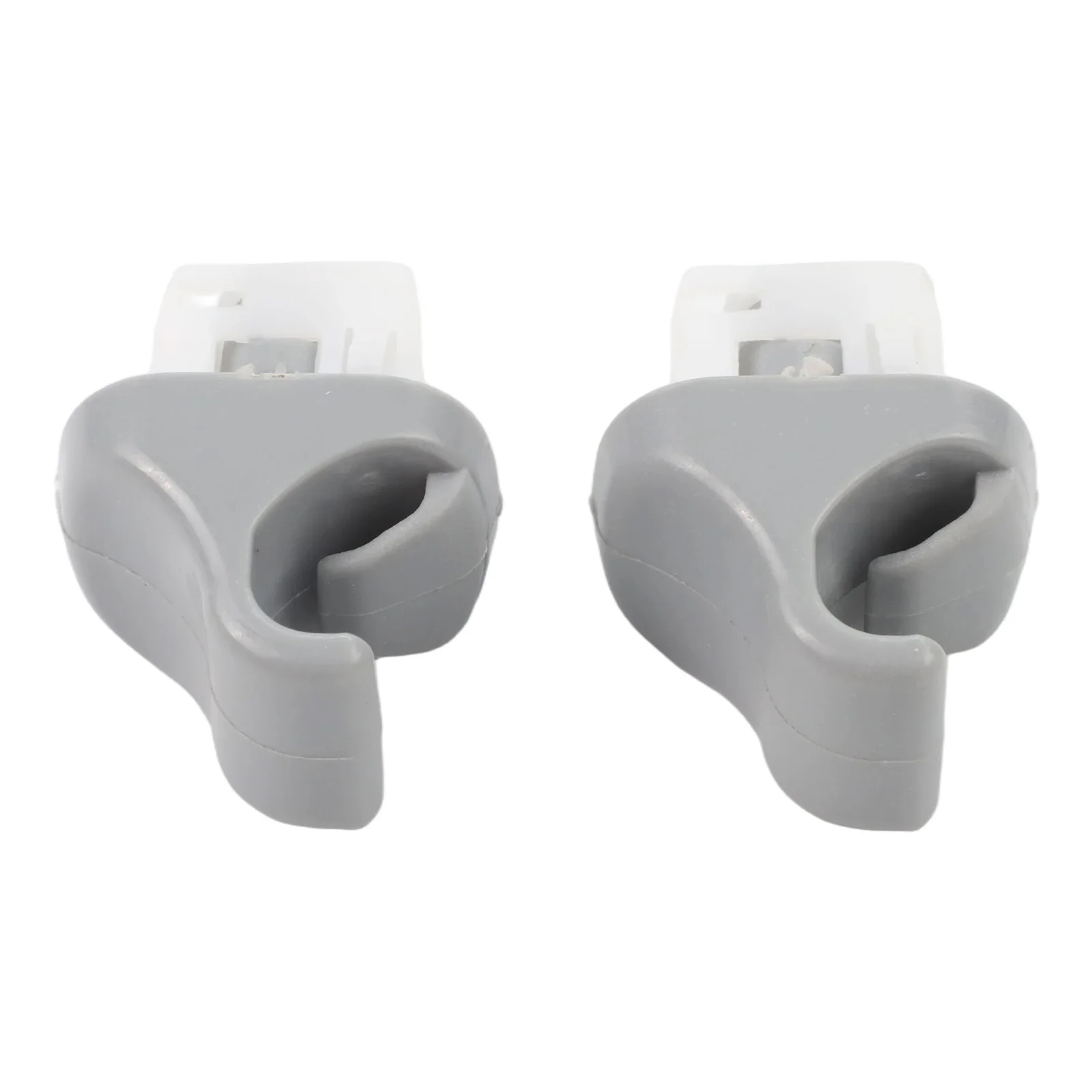 Sun Visor Support Sun Visor Clip Car Interior Vehicle Accessory Plastic Material Easy Installation Enhanced Stability Grey