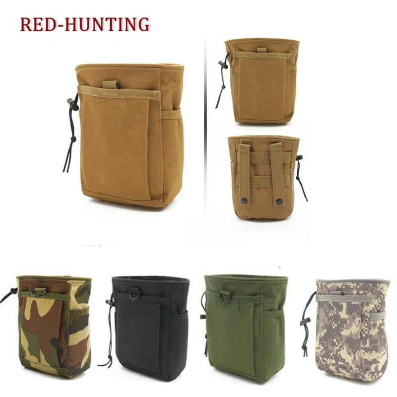 Molle 600D Nylon Dump Drop Reloader Pouch Waist Pack Ammo Bags Utility Hunting Rifle Magazine Pouch