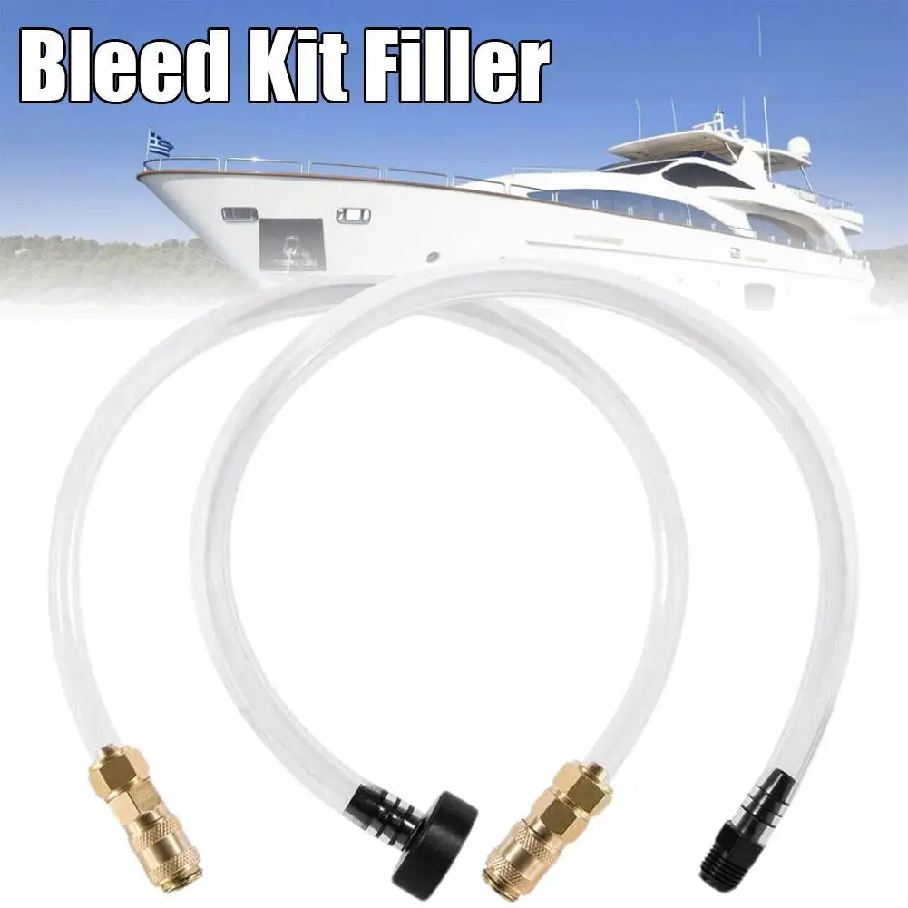 2Pack Bleed Kit Oil Filler Kit For Seastar Hydraulic Steering Systems Bridge Tube Hose Marine Boat Yacht Accessorie Repair I8D5