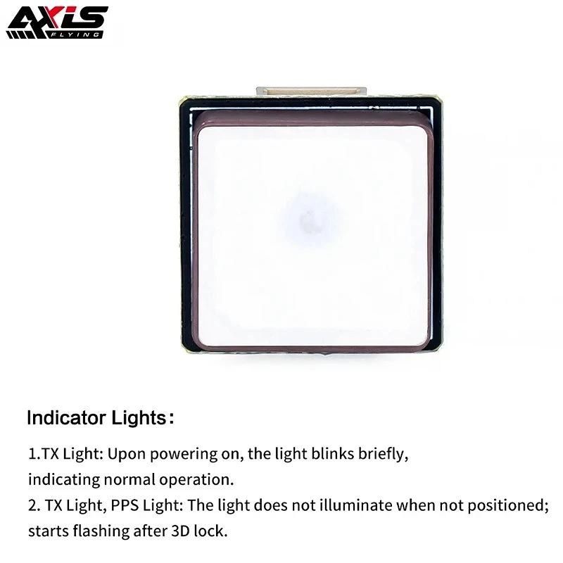 Axisflying M10 GPS Module Built-In Electronic Compass QMC5883 UBLOX Protocol For RC Airplane FPV Long Range