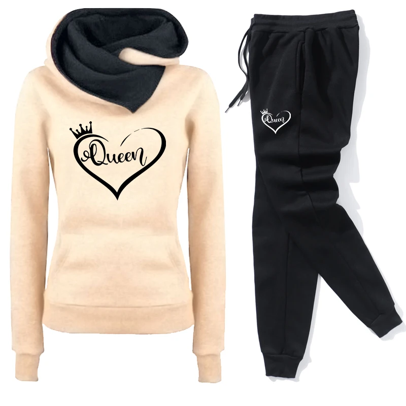 Damen-Trainingsanzug, heiße Verkäufe, modische Damenbekleidung, 2025, lässig, Outdoor, täglich, Jogginghose, Einfachheit, Sport, Langarm-Pullover – Detail 2