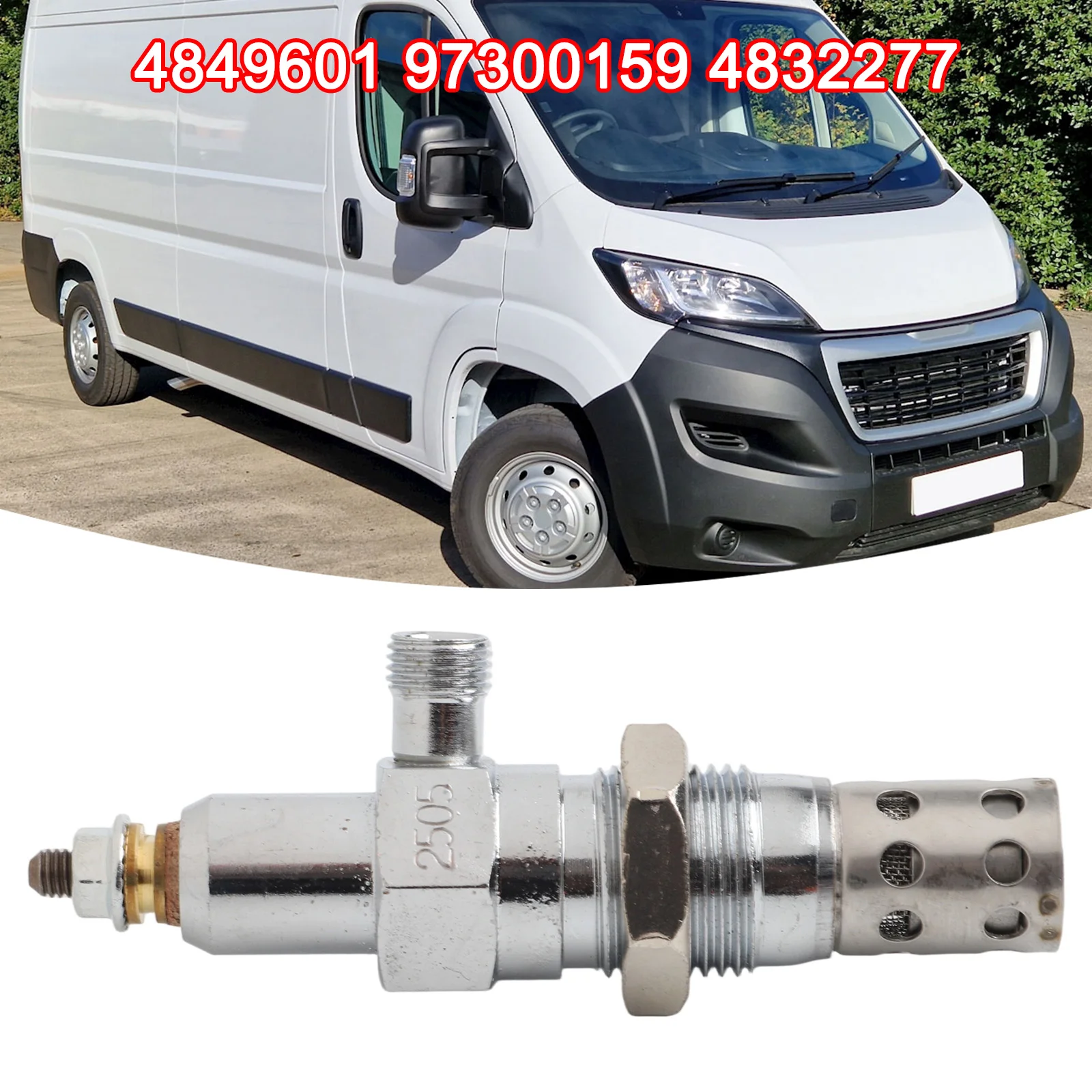 Glow Heater for Fiat For Ducato 230 2 5L 2 8L 1994 2002 and For Relay For Boxer 230 2 8L Diesel Parts Replacement