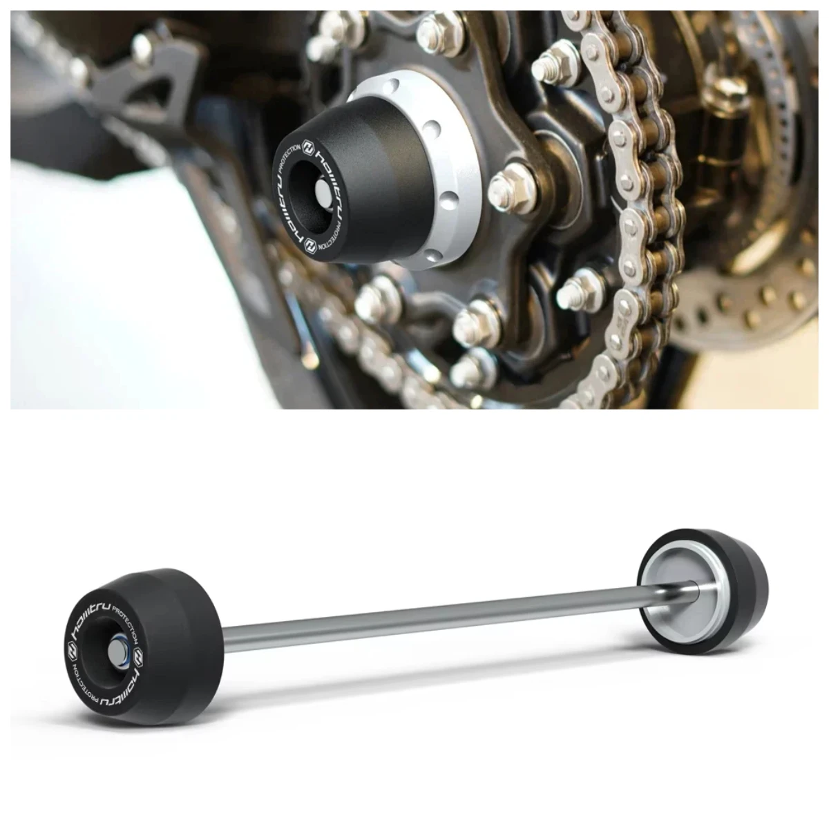 

For BMW R NineT Scrambler / Racer / Pure 2017-2023 Motorcycle Front Spindle Bobbins protective