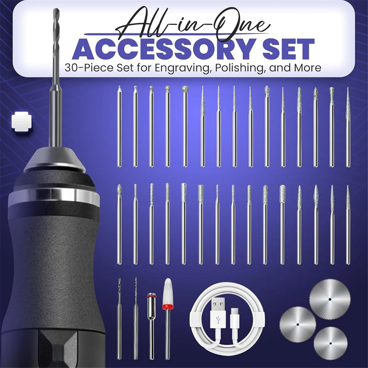 قلم نقش EULM - قلم ورق نقش محمول لاسلكي لأدوات تلميع الفنانين