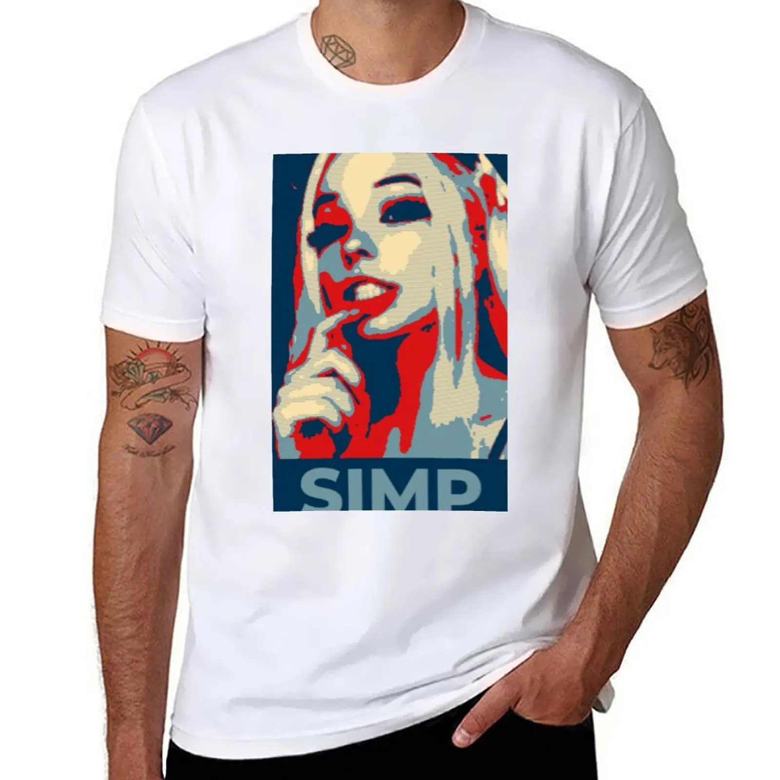 

Belle Delphine SIMP Alert T-Shirt t shirt man casual cotton t shirt man T-Shirt