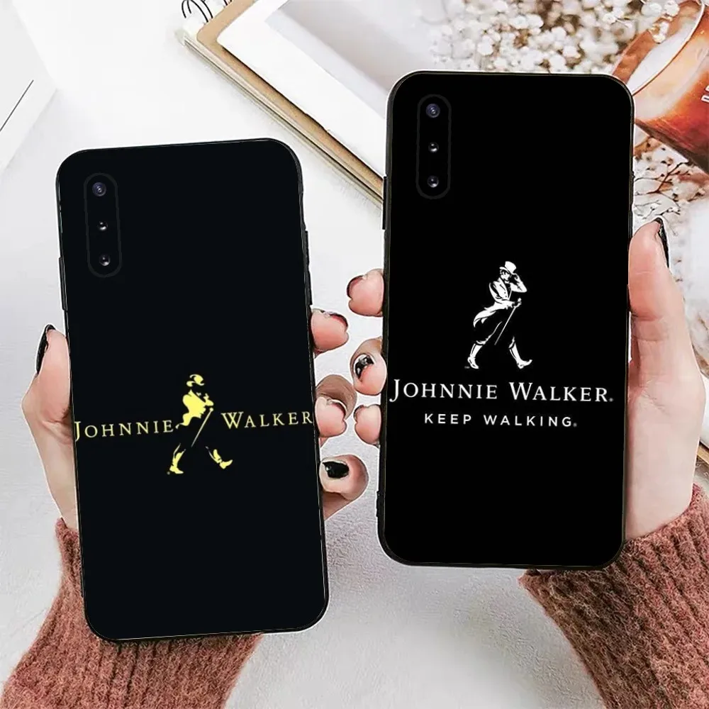 J-Johnnie W-Walker Logo Phone Case For Samsung Galaxy A13,A21s,A22,A31,A32,A52,A53,A71,A80,A91 Soft Black Phone Cover