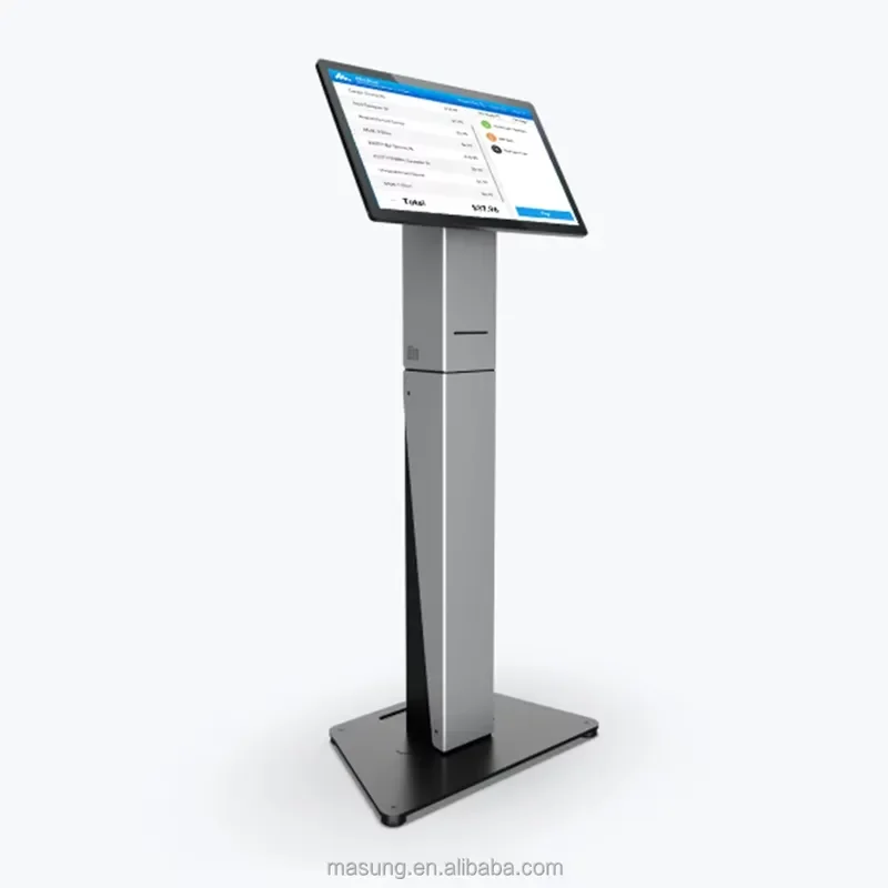 MS-S11 Self-Service Kiosk Order System All in One POS Floor Stand Food Ordering Kiosks Self Service Payment Kiosk