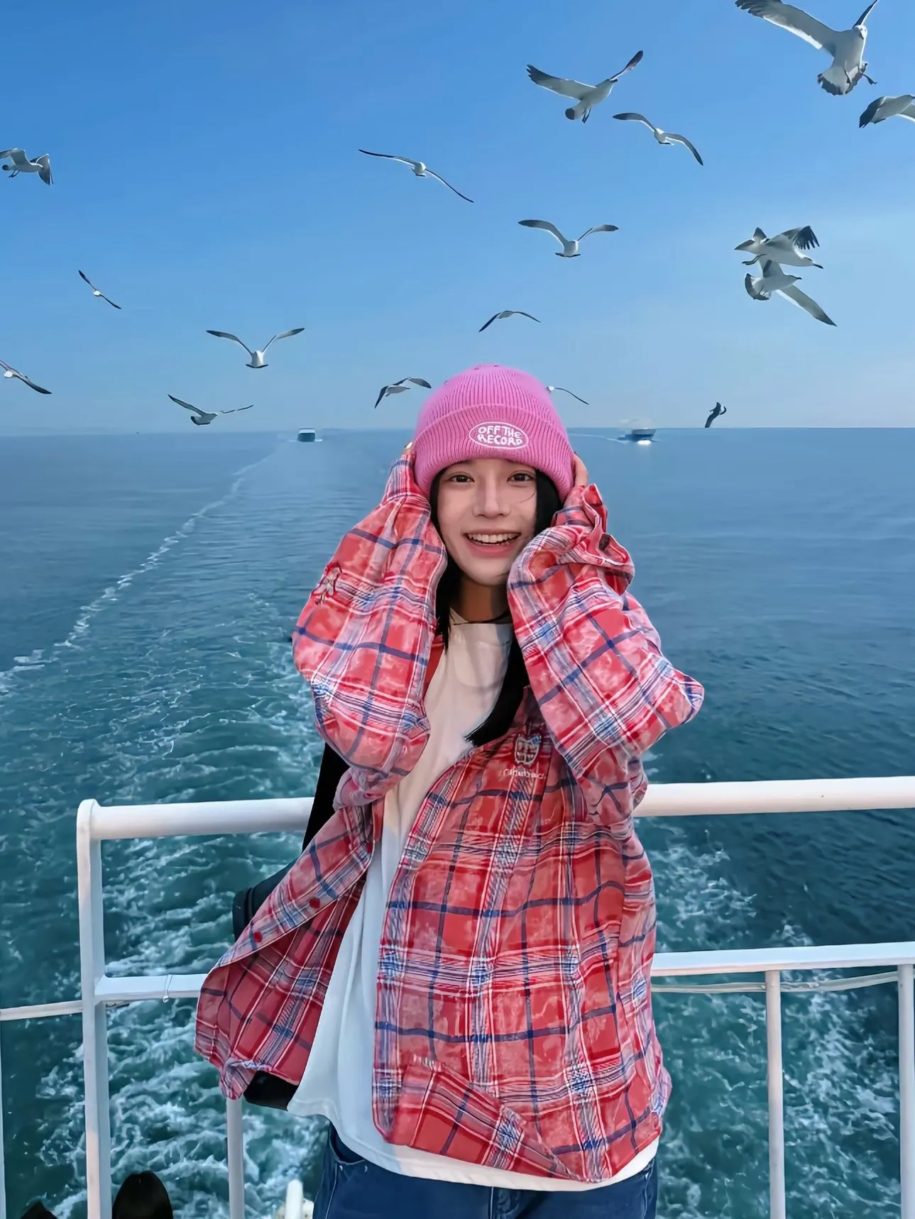 

Ретро американская вышивка в клетку Long Sve irt, повседневная свободная осенняя новинка, дышащее волокно из полиэстера