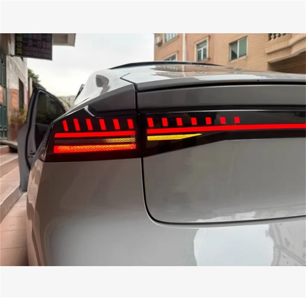 Car led modified tail light assembly rear lamp 3pcs for Changan UNI-V brake Reverse lights turn signal