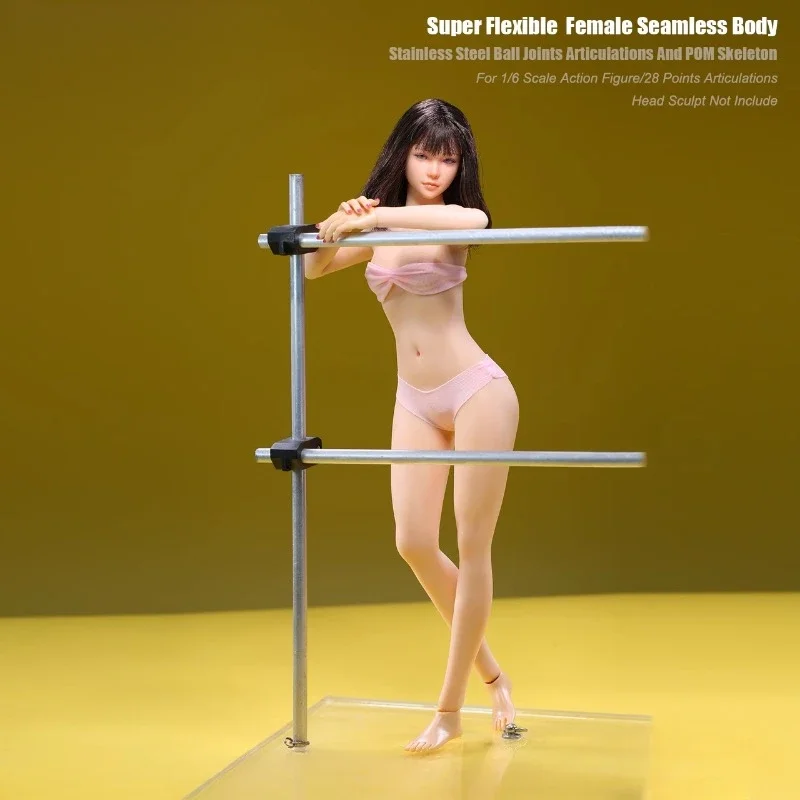 1/6 escala Asia pie desmontable pecho pequeño cuerpo lindo chicas bonitas forma modelo 12 ''silicona sin costuras soldado muñeca Juguetes