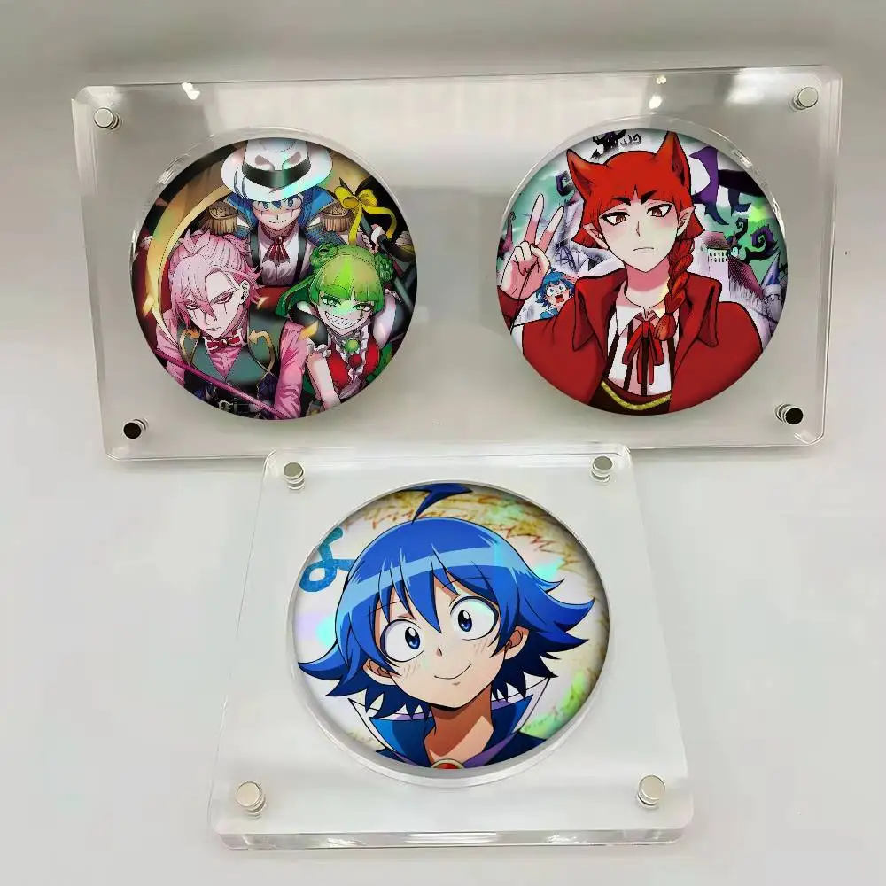 Welcome To D-Demon School! Iruma Kun Creative Tinplate Soft Button Pins Animal Icon Brooch Lapel Backpack Badge Accessories Pin