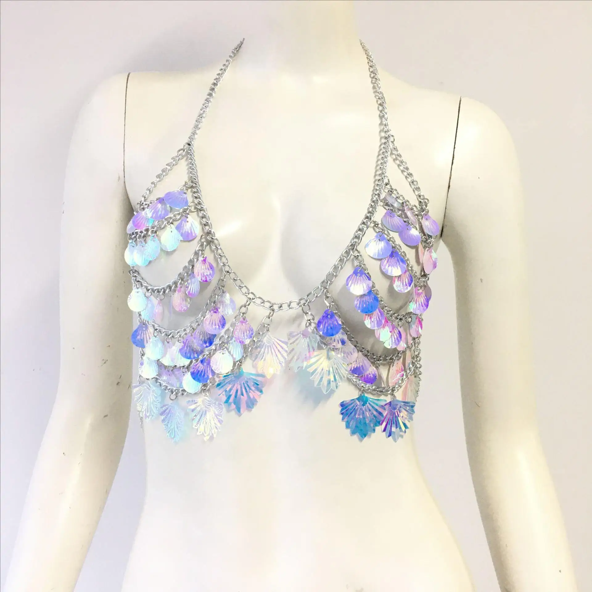 

Handmade Plastic Bead Nelace Sexy Beach Personali Hanging Ne Strap Women's Top Cross-Border ort A-Line Vest Bal