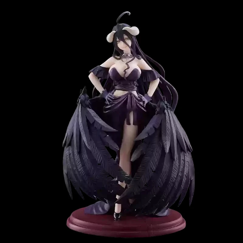 In Stock TAiTO Original AMP OVERLORD IV Albedo Black Dress Ver. 20CM PVC Anime Action Figures Model Collection Ornament Toy Gift