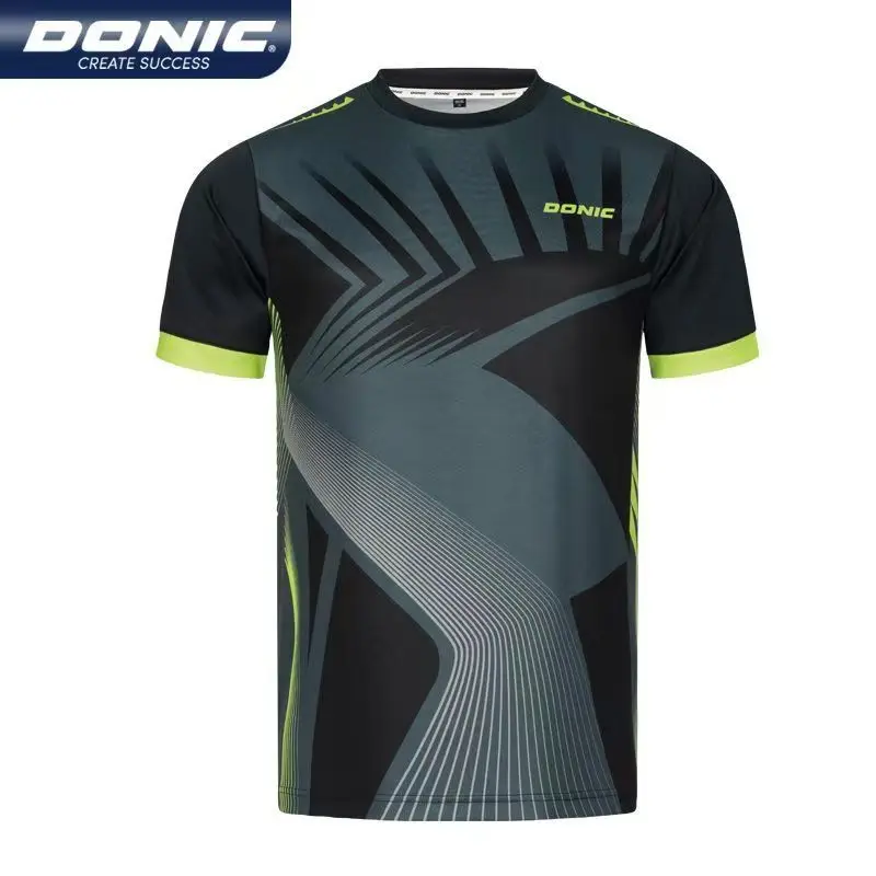 DONIC table tennis jersey short sleeved men's and women's quick drying breathable sportswear competition 83248 T-shirt