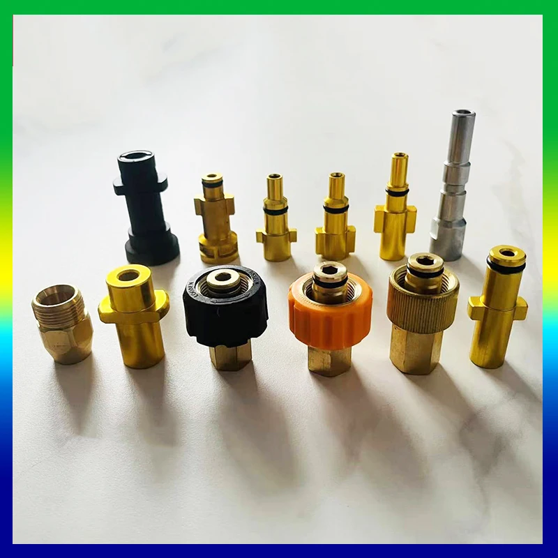 High Pressure Water Gun Connector foam spray can connector Foam Lance Metal Nozzle Adapter Accessories for Karcher Bosch Nilfisk