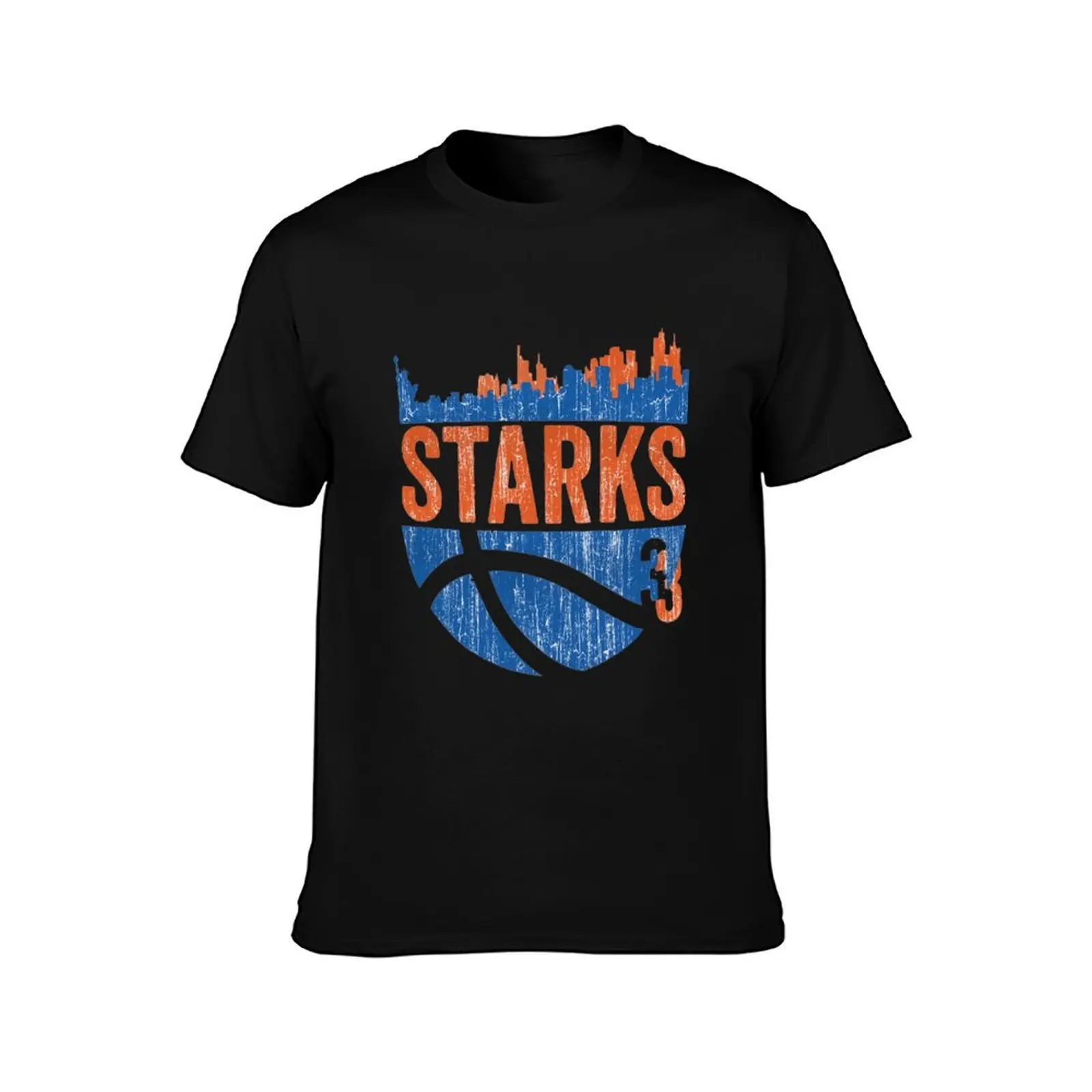 John Starks Skyball T-Shirt Plus Size Workout Short Sleeve Top T-Shirt