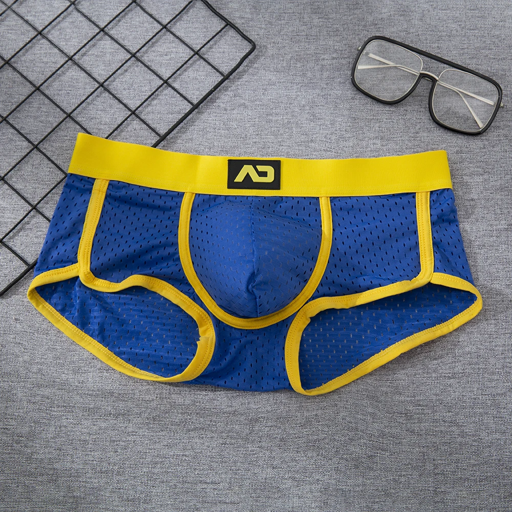 Männer Unterwäsche männliche Unterhose Bikini hose niedrige Marke Designer Männer Boxer Unterwäsche bequeme atmungsaktive Slips Neuankömmling