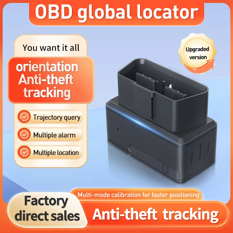 2G 4G SIM OBD II GPS Tracker Car Anti-Theft Alarm GPS Tracking Device Geofence Fence Locator Free APP for iOS Andriod