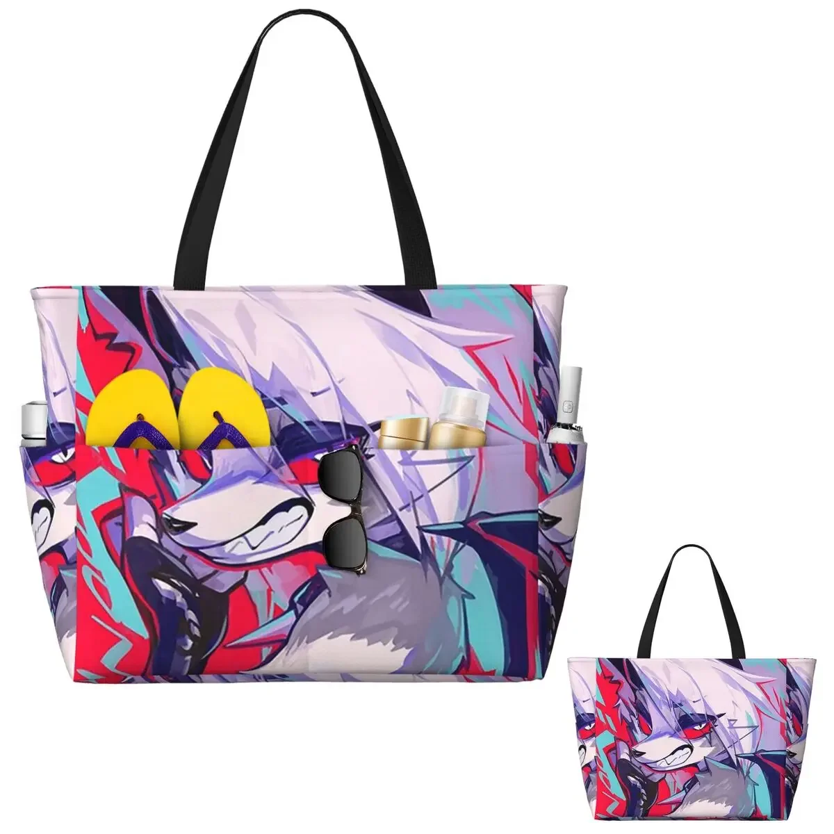 

Loona Beach Tote Bag Sport Gym Yoga Duffle Large Tote Bag Women Travel Bag Fitness bag