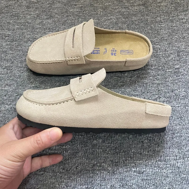 Modische Halbschuhe aus Rindsleder mit Zehenkappe, dicksohlig, bequem, atmungsaktiv, Retro-Look, lässig, für Herren – Detail 16