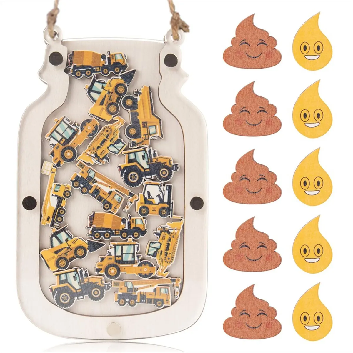 A013 1 Set Reward Jar for Kids Classroom Reward Chart Truck Ocean Themed Potty Training Rewards Behavior Chart A