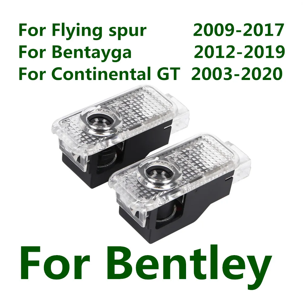 Lampa LED do drzwi samochodowych z projektorem powitalnym do Bentley Flying Spur Bentayga Continental GT 2003-2016 2017 2018 2019 2020