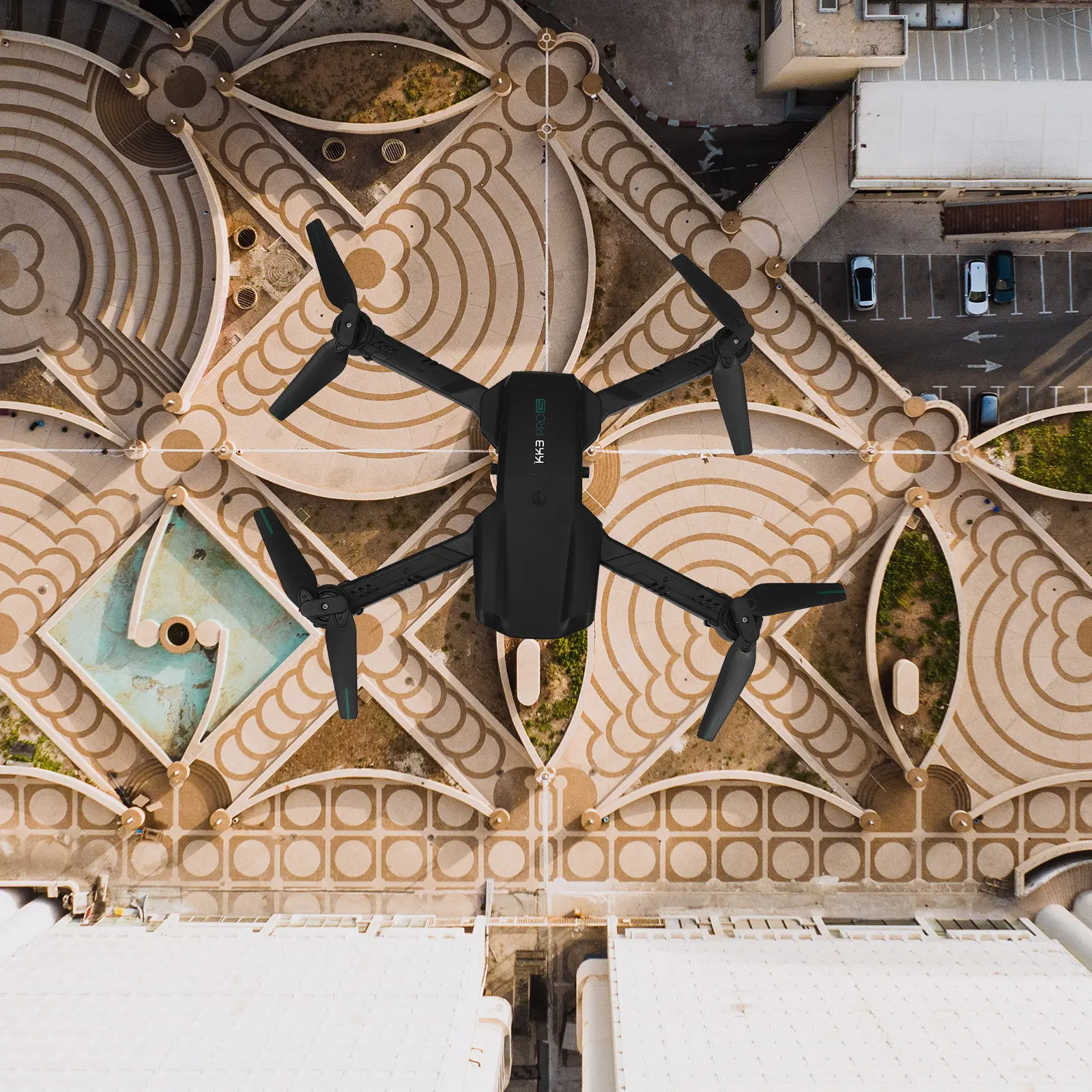 Dron Plegable 4K Rc Quadcopter con Cámara, Retorno Automático, Mini Dron para Adultos, Helicóptero de Control Remoto