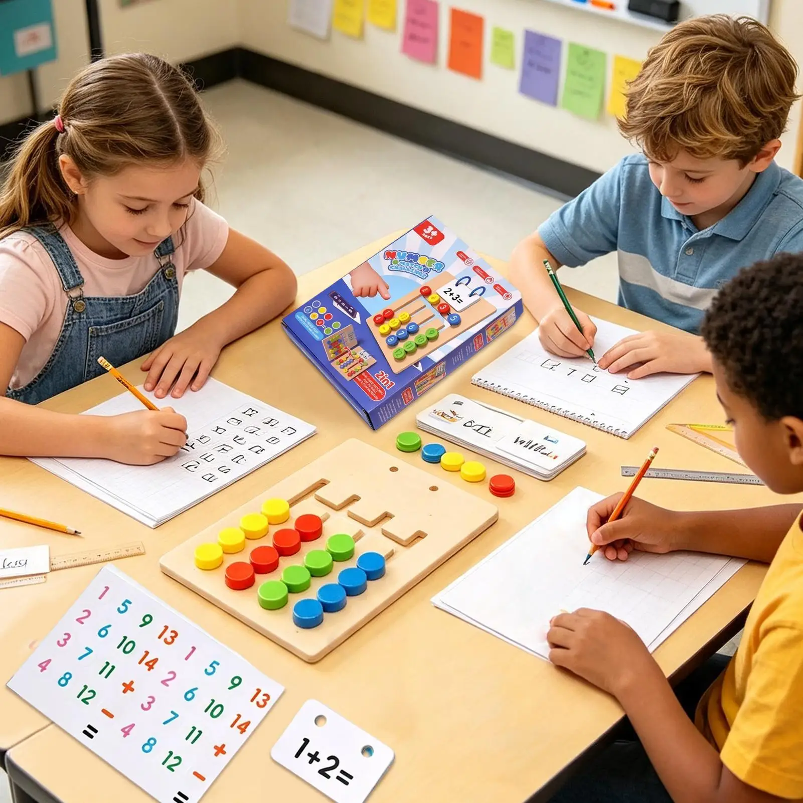 Word Games For Kids Interactive 2-in-1 Educational Wooden Matching Toys Alphabet Games Learning Toys For Kids Aged 4-8 Classroom