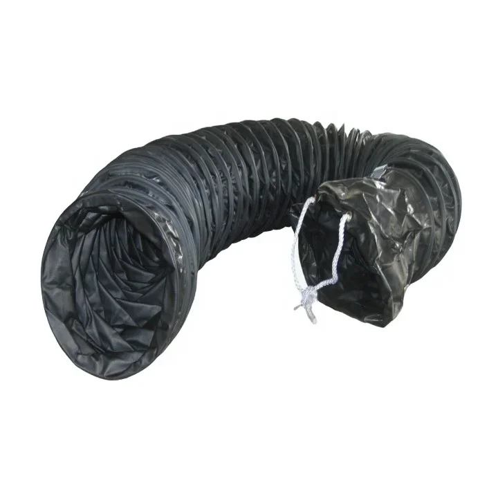 ExD-600MM-5M Ships Warship Tunnel Explosion Proof Ventilation Tube Pvc Flexible Hose Pipe Air Telescopic Duct 24