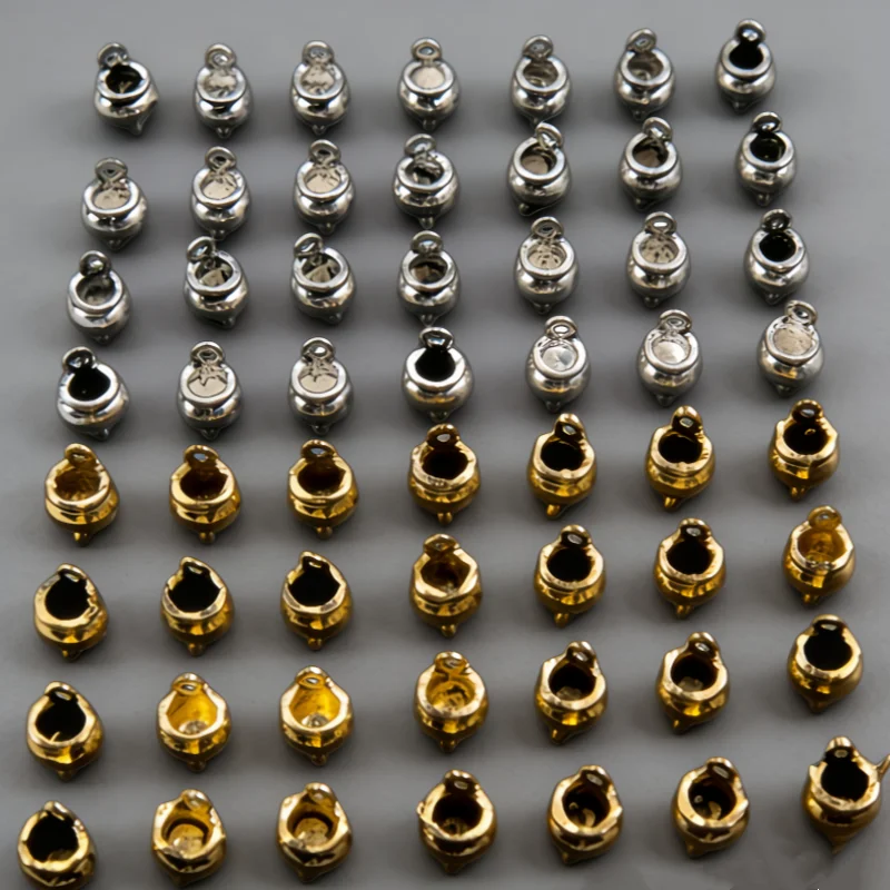 15pcs Buddhist Style Retro 3D Alloy Incense Burner Pendant DIY Charms For Jewelry Carfts Metal Accessories 13*8mm A653