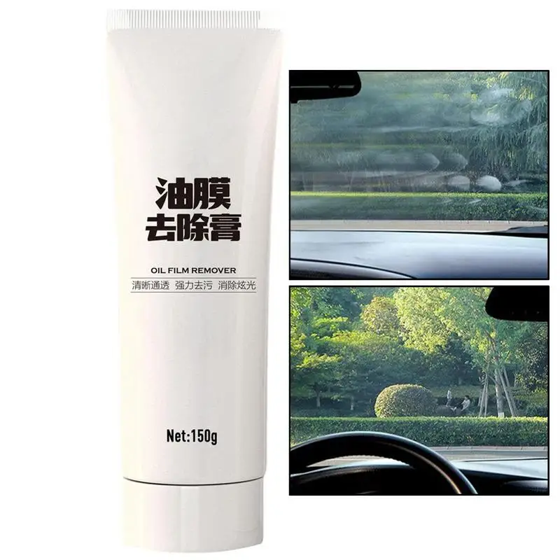 

Windshield Cleaner Multifunctional Auto Glass Degreaser Cream Oil Film Removing Paste For Windshield Rearview Mirror Glass