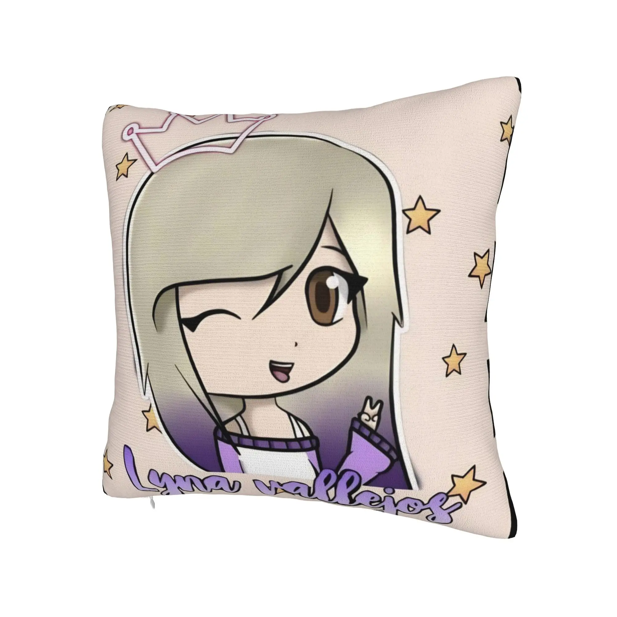 Decorative Pillow Cover L-Lyna Vallejos Merchandise Sofa  Pillow Case Cover Zipper Multi-Size