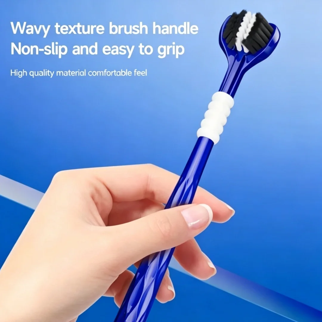 3D Manual Toothbrush 6pcs Three Sided U-shaped Soft Toothbrush for Comprehensive Oral Cleaning for Adults, Men and Women, Coup
