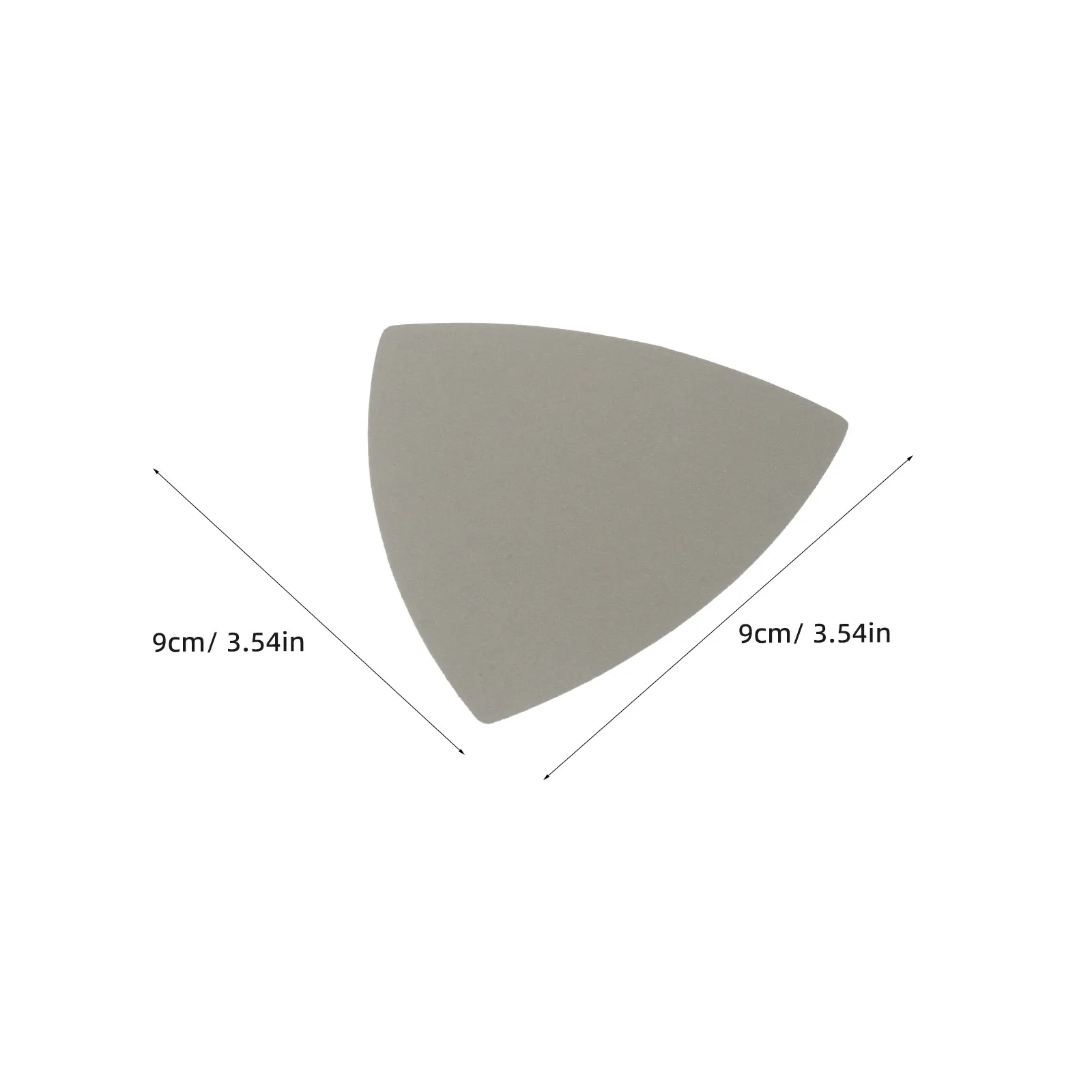 8Pcs 3000 Grit Sandpaper Triangular 90Mm Wet Dry Sandpaper Sheets for Fine Finishing Woodworking Polishing Sanding Pads