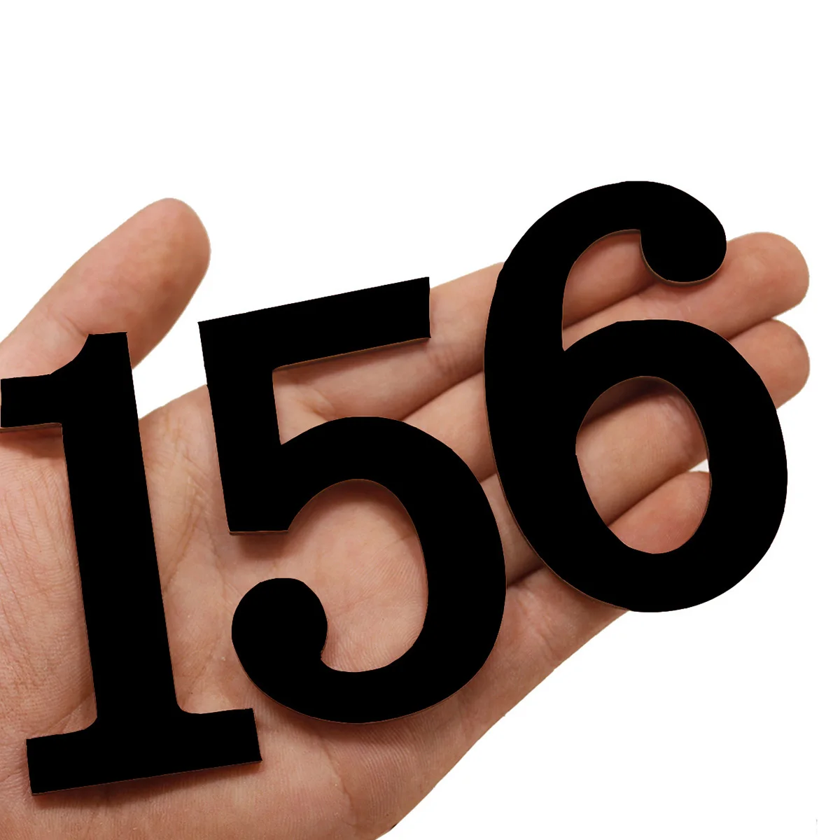 

2Sets Wooden Number Fridge Stickers Firmly Stick Home Decoration Early Learning Black Fridge Sticker Refrigerator Sticker